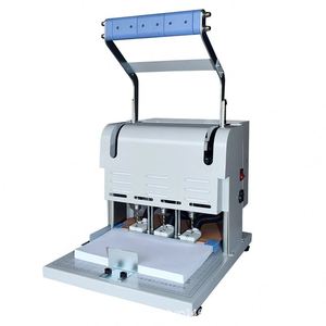 Latest Models 40A Desktop 3 Holes Paper Notebook Binding Driven Paper Punching <b>Machine</b> - Product Image 5
