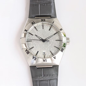Reloj Unisex de Lujo con Movimiento Mecánico Automático, Cristal de Zafiro, Caja de Acero Inoxidable, Resistente al Agua 50 Bar, Visualización de Fecha - Product Image 1