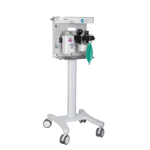 One-Stop Supplier Surgery Clinic Hospital Instruments Apparatus Anesthesia Machine With Two Vaporizers For Icu Hospital Bed