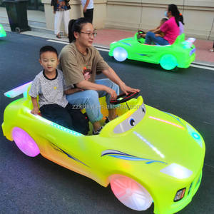 2024 commercial illuminé véhicule d'amusement décrochage <span class=keywords><strong>location</strong></span> parent-enfant double carré extérieur auto tamponneuse électrique pour enfants - Product Image 5