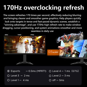 Écran Incurvé de Gaming Esport Lenovo Legion G34W-30 34 Pouces <span class=keywords><strong>WQHD</strong></span> 170 Hz 0.5 ms VA HDMI+DP 93% DCI-P3 pour Ordinateur Portable et de Bureau - Product Image 3