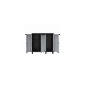 TERRY - 1002711 Gabinete de resina de 3 puertas 102x39x91,5 - 1 estante interior ajustable-ARMARIOS EAN 8005646027116 - Product Image 2