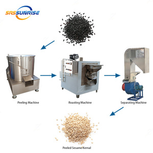 <span class=keywords><strong>Machine</strong></span> industrielle de décorticage et de pelage des noix, des graines de sésame et autres graines - Product Image 1