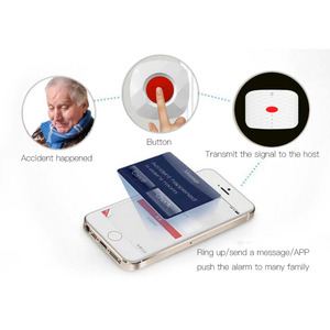 Sistema de alarme com controle remoto, para crianças e idosos, monitor, sos, chamada de emergência, sistema de alarme, cuidados médicos, em oferta - Product Image 5