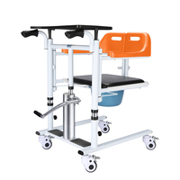Fauteuil roulant multifonction pliable pour transfert de patient TCM-03A avec chaise de transfert à roulettes TOPMEDI
