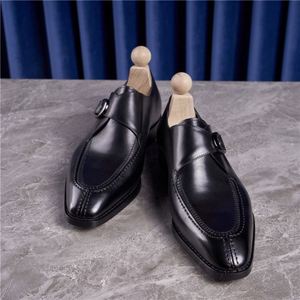 Mocassins à lacets pour hommes de style britannique, décontractés et élégants, en cuir brillant, à bout carré, respirants, légers et antidérapants - Product Image 3