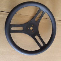 Nouveau volant de course Sprint à 3 boulons, 15 pouces, noir, pour kart de course Micro Sprint Dirt, drift, 3 trous, garantie de 3 mois
