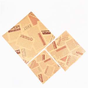 Bolsa de Papel Triangular a Medida, Resistente a la Grasa, para Pizza, Pan, Palomitas de Maíz y Papas Fritas - Product Image 1