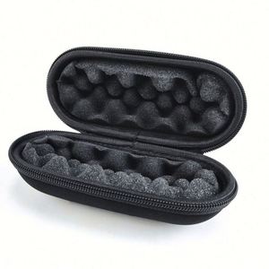 Estuche de Almacenamiento Portátil, Resistente al Agua, de EVA Negro, para Viajes, Negocios, Artículos de Aseo, Cables de Carga, Uso Especial - Product Image 1