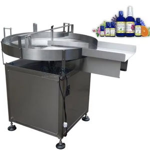 Plateau tournant automatique de collecte et d'alimentation de bouteilles avec 1 an de garantie 220V 100kg pour les lignes d'étiquetage et de cartonnage - Product Image 1