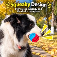 Balle interactive TPR pour chien, jouet à mâcher, distributeur de friandises, jouet de puzzle pour l'entraînement et le jeu