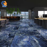 Azulejos de Porcelana Esmaltada Brillante Moderna con Acentos de Textura de Piedra, Antibacterianos y Antideslizantes para Uso en Pisos y Paredes Interiores, Baños y Apartamentos