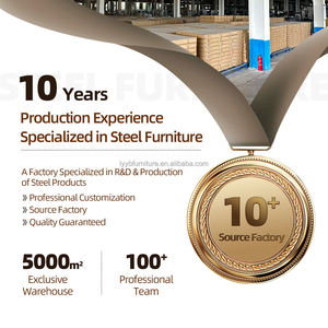 Armoire de jardin en métal imperméable pour l'extérieur, robuste, verrouillable, boîte à outils pour patio, cour, pelouse, organisation des équipements de jardinage - Product Image 5