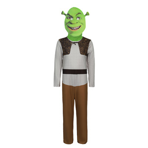 Disfraz de Shrek Manyusha para Adultos, Unisex, Cosplay, Halloween, Traje de Película/TV, Top, Pantalones, Chaleco, Verano 2025 - Product Image 5