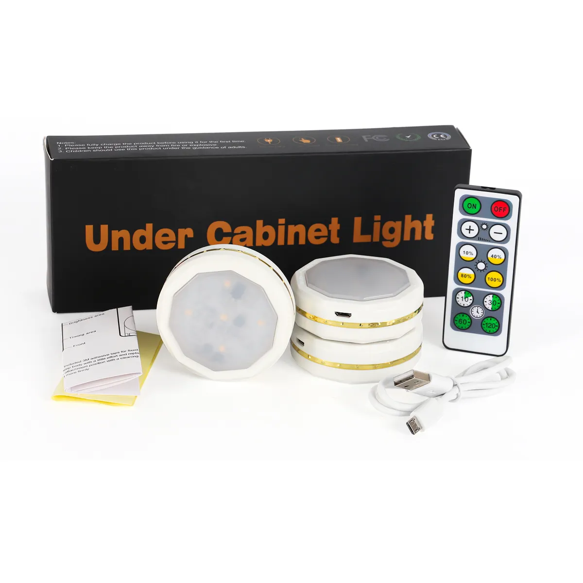 Mini Battery Powered Magnets Stick On Energy Saving Lighting Cordless PIR Motion Sensor LED Night Light Smart Cabinet Light