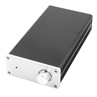 Boîtier d'amplificateur de puissance karaoké en alliage d'aluminium DIY, boîtier audio domestique, préampli
