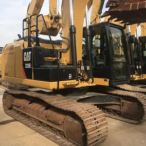 Máquina excavadora cat 320 usada, serie completa, 20 toneladas, tamaño mediano, Caterpillar 320E, venta al por mayor oficial de China