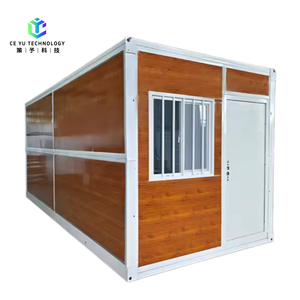 Maison conteneur pliable moderne de 20 pieds avec construction en panneaux sandwich pour hôtels et villas - Product Image 5