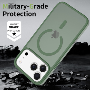 เคสโทรศัพท์มือถือ <span class=keywords><strong>iPhone</strong></span> 17 16 15 14 <span class=keywords><strong>13</strong></span> <span class=keywords><strong>Pro</strong></span> Max รุ่นหรูหรา พร้อมปุ่มควบคุมกล้อง แม่เหล็กดูดติด ป้องกันการกระแทก ดีไซน์ฝ้าแบบใหม่ - Product Image 5