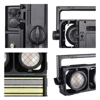 Igracelite CRI 95 2x300W RGBAWW Proyector Cegador LED IP65 Impermeable DMX512/RDM para Iluminación de Escenario en Conciertos y Eventos