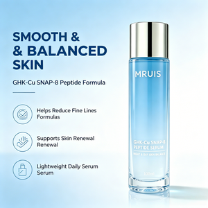 Sérum Peptidique GHK-Cu SNAP-8 100ml, Essence Visage Jour et Nuit Équilibrante, Anti-Âge, Hydratante et Réparatrice pour <span class=keywords><strong>Tous</strong></span> Types de Peau MRUIS OEM - Product Image 3