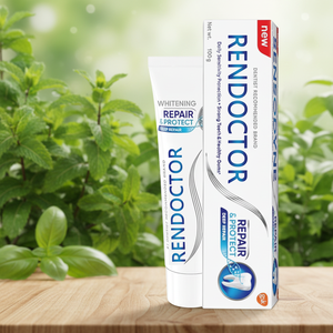 Dentifrice blanchissant à la menthe personnalisé pour les dents sensibles - Soin doux, nettoyage de base, usage adulte, origine Pays-Bas - Product Image 2