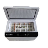 85 flacons de 3 ml – Boîte réfrigérante numérique portable pour médicaments diabétiques et peptides – Étui intelligent à 2 compartiments pour voiture, bureau et domicile – Stockage à froid