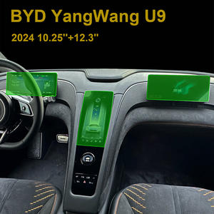 Service OEM de logo personnalisé, protection d'écran en verre trempé pour l'affichage de navigation du tableau de bord BYD Yangwang U7 U8 L U9, directement de l'usine - Product Image 2