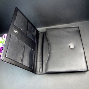 Carpeta de cuero de imitación personalizada para coche, licencia de seguro de registro de coche con Cierre magnético para portatarjetas de documentos - Product Image 6
