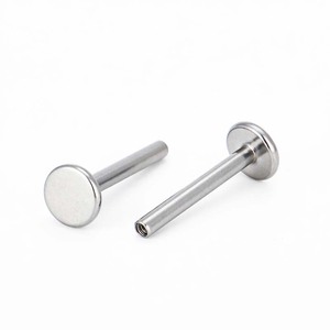 Chất lượng cao ASTM F136 không gây dị ứng Titanium Bar thay thế nội bộ ren tai mũi Lip Vòng piercing Bông tai <span class=keywords><strong>Stud</strong></span> G23 - Product Image 5
