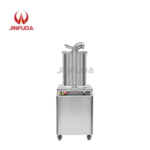 Enchedor de salsicha em aço inoxidável vertical/ Máquina de enchimento de salsicha elétrica/ Enchedor de salsicha