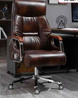 Haute qualité renouvelable inclinable en cuir Pu patron chaise de bureau exécutif roues Massage chaise d'ordinateur de haute qualité