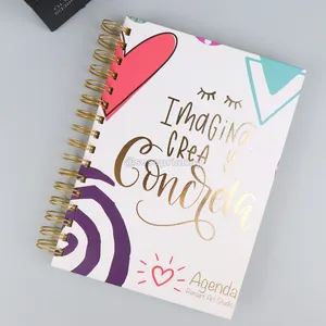 Planner Suppliers Customized Wire Bound Weekly Concepts Agenda Planner Journal With Pages Printing Service