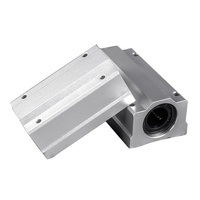 Boîtier de roulement linéaire avec bloc coulissant à axe optique SCS6 8 10 12 16 20 25 30 35 40UU en alliage d'aluminium