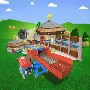 Picadora de Forraje con Alimentador Automático, Máquina Cortadora de Paja para Animales, Uso Agrícola, Ensilaje, Alimento para Vacas, Paja y Hierba - Product Image 1