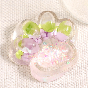 <b>Cat</b> Claw Crystal Fruit Squeezing Toy Rebound Silicone Soft Toy TPR Hand Exercise <b>Squishy</b> Toy Suitable for Children and Adults - Product Image 3