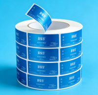 Étiquettes autocollantes rectangulaires personnalisées de 10 ml pour flacons en vinyle holographique, résistantes aux déchirures et imperméables pour l'emballage des flacons