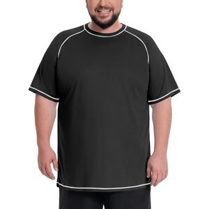 Camiseta de Natación para Hombre, Tallas Grandes, Protección Solar UPF 50+, Manga Corta, Secado Rápido, para Pesca, Tallas 2XL a 8XL - Product Image 1