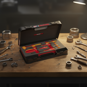 3/8 Hyb8 <b>Tool</b> Set With Red Handle And Storage Case For <b>Precision</b> Work - Product Image 3