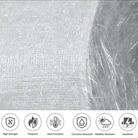 Tissu composite en fibre de verre haute résistance CSM, tissé en mèches coupées, pour éoliennes, bateaux, voitures, avions