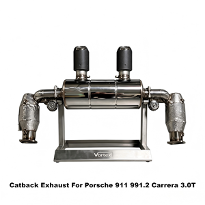 Vortex Performance Stainless Steel Catback <b>Exhaust</b> For Porsche 911 991.2 Carrera 3.0T 2015-2018 Racing Tuning - Product Image 1