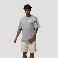 Camiseta Personalizada con Serigrafía, 190g, Algodón Transpirable, Corte Holgado, Unisex, Estilo Urbano, Venta al Por Mayor OEM