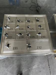 2025 thông minh khóa điện tử giao hàng ngoài trời thay đồ tấm kim loại chế tạo bưu kiện Hệ thống lưu trữ - Product Image 3