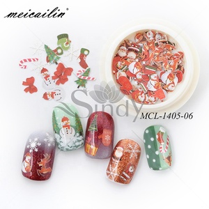 Nouvelles décorations d'ongles 3D, autocollants pour ongles de Noël, autocollants mignons de dessins animés, autocollants DIY, série sapin de Noël et <span class=keywords><strong>rennes</strong></span>. - Product Image 6