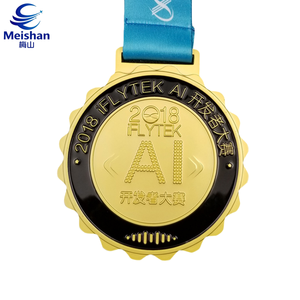 Médaille en métal personnalisée <span class=keywords><strong>Meishan</strong></span>, durable et résistante à l'usure, en alliage de zinc électroplaqué et peint, pour événements scolaires et d'entreprise - Product Image 3
