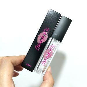 <span class=keywords><strong>FAYE</strong></span> COSMETICS Contenitore per Lucidalabbra da 10ml con Pennello Grande, Confezione Vuota in Plastica per Cosmetici, Tappi Bianchi e Neri - Product Image 1