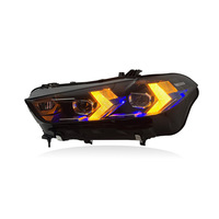 Pour X5 (G05) 2019-2025 – Ensemble de phares modifiés avec nouveaux feux de jour LED en forme de flèche et clignotants 12V