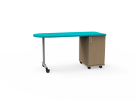 Meubles scolaires, table à structure en acier pour la collaboration entre les enseignants et les élèves, mobilier de bureau, bureau d'enseignant