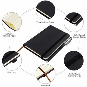 Custom Durable Pocket <b>Mini</b> Leather Hardcover <b>Notebook</b> with Custom Logo A6 Size Organizer/Planner for Outdoor Adventures & Gift - Product Image 3
