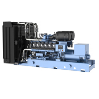 Générateur diesel silencieux à châssis ouvert WEICHAI, 1 MW, CE ISO, alimentation électrique d'urgence continue, démarrage rapide, puissance de pointe 800 kW, 1000 kVA, ATS
